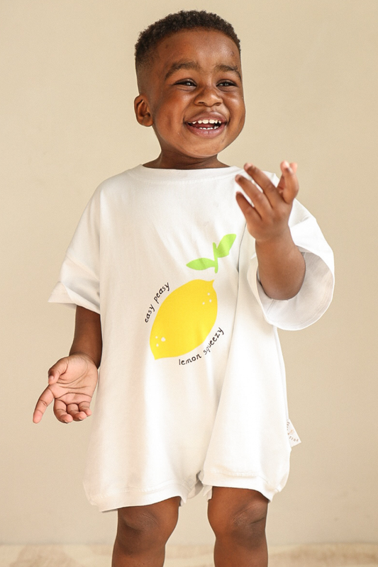 Oversized Romper ✿ Lemon Squeezy