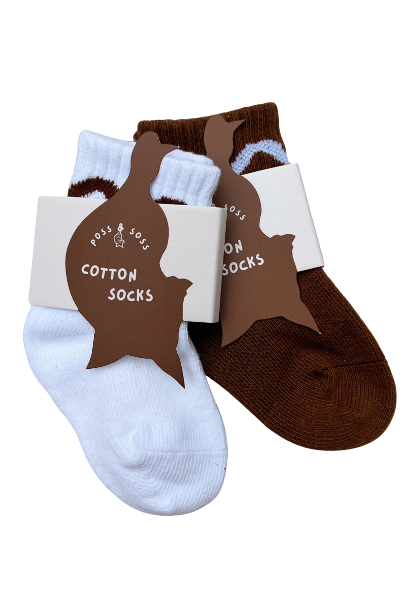 Socks ✿ 2 Pack Squiggle