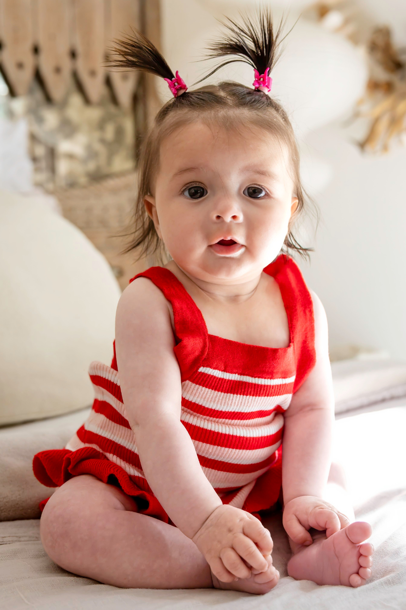 Rosie Romper ✿ Candy Stripes