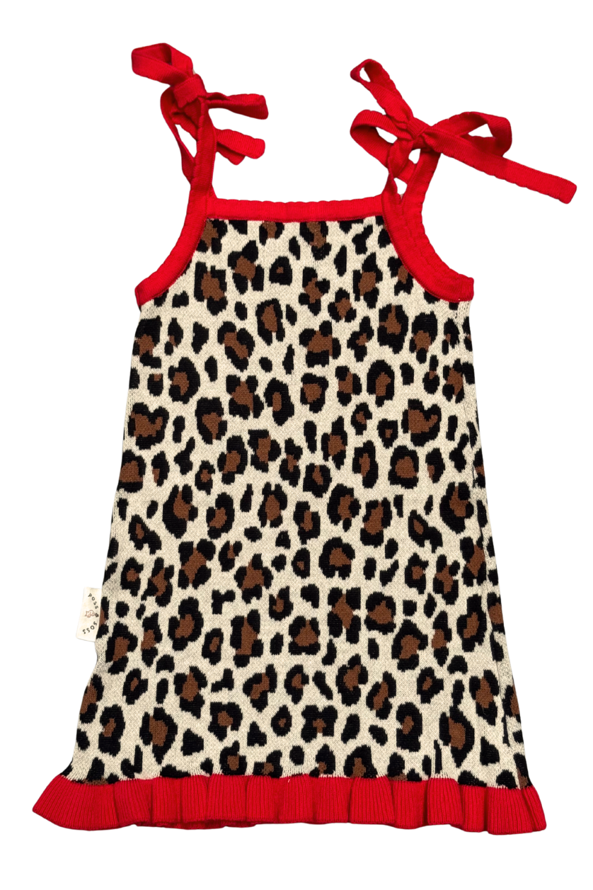 Florence Tie Dress ✿ Leopard