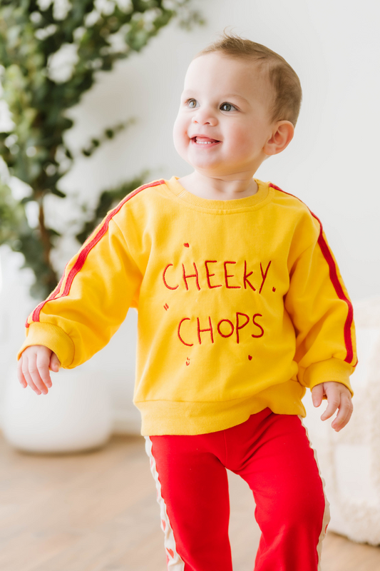 Cheeky Chops Jumper ✿ Sunshine