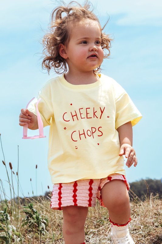 Cheeky Chops Tee ✿ Lemon
