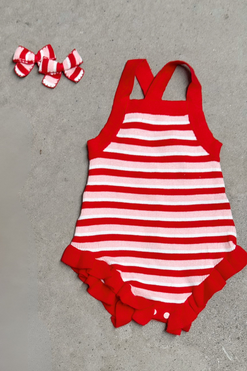 Rosie Romper ✿ Candy Stripes