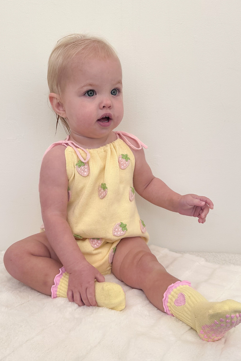 Blossom Romper ✿ Pink Lemonade