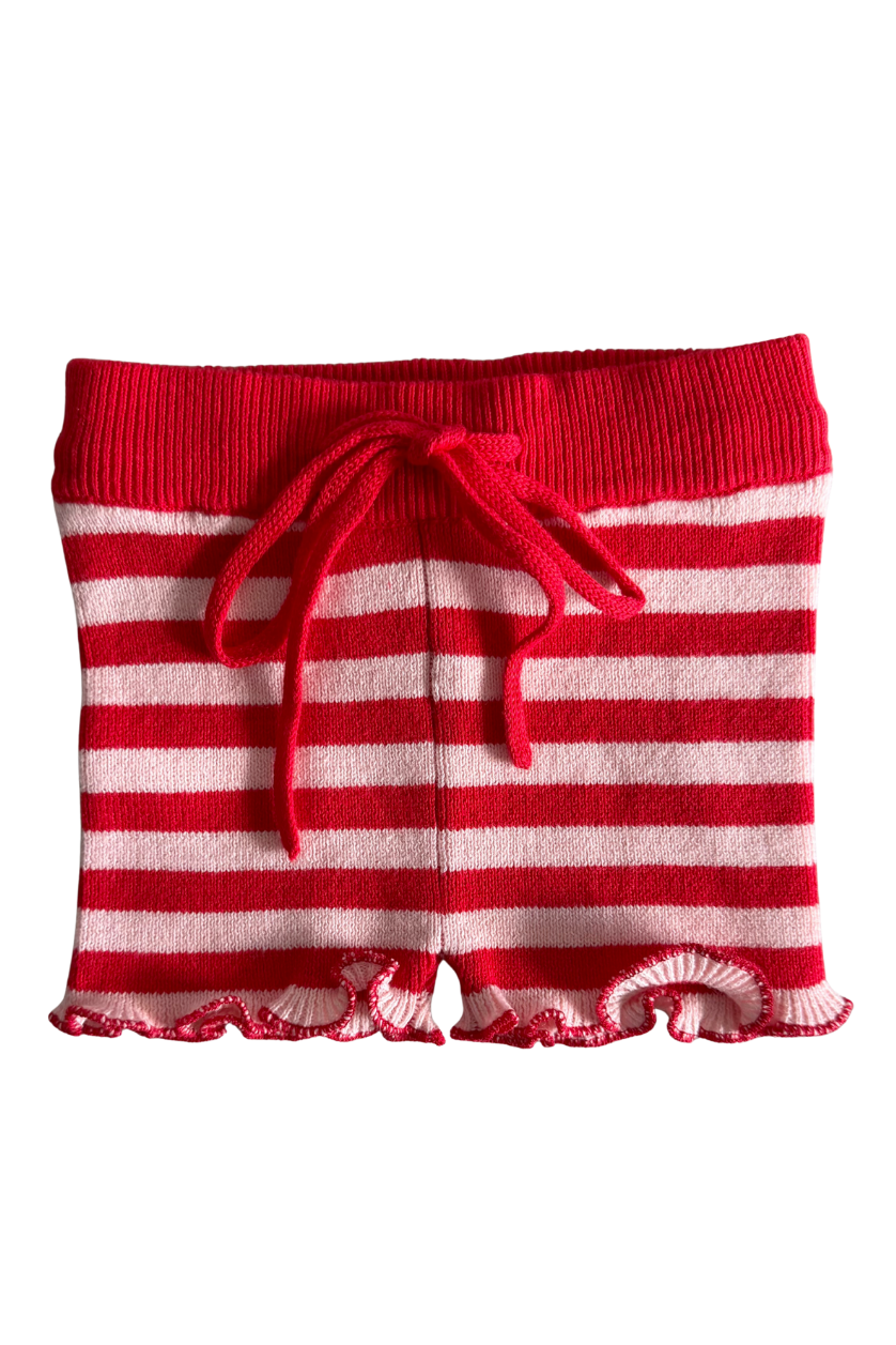 Stripe Shorts ✿ Berry