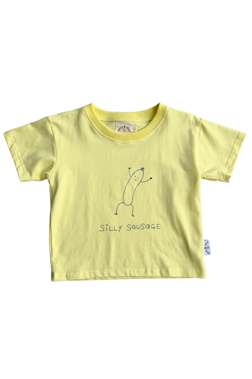 Silly Sausage Tee ✿ Lemon