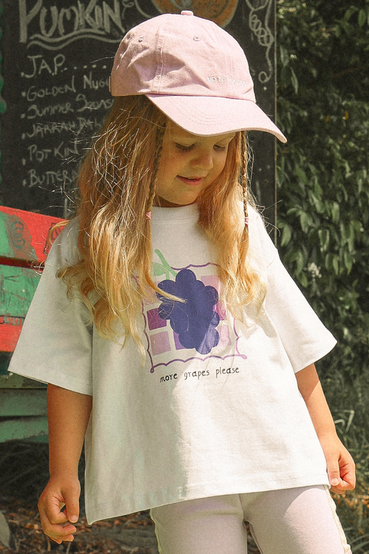 Oversized Tee ✿ More Grapes Please