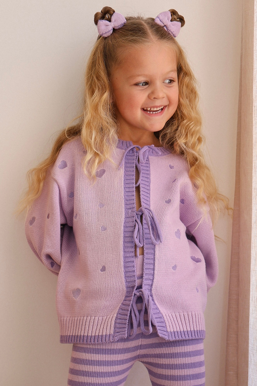Heart Tie Up Cardigan ✿ Twilight