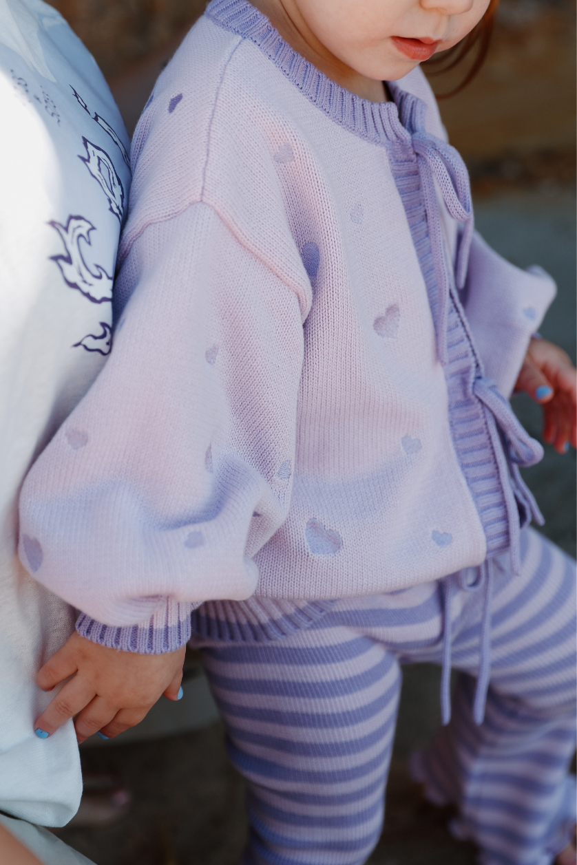 Heart Tie Up Cardigan ✿ Twilight