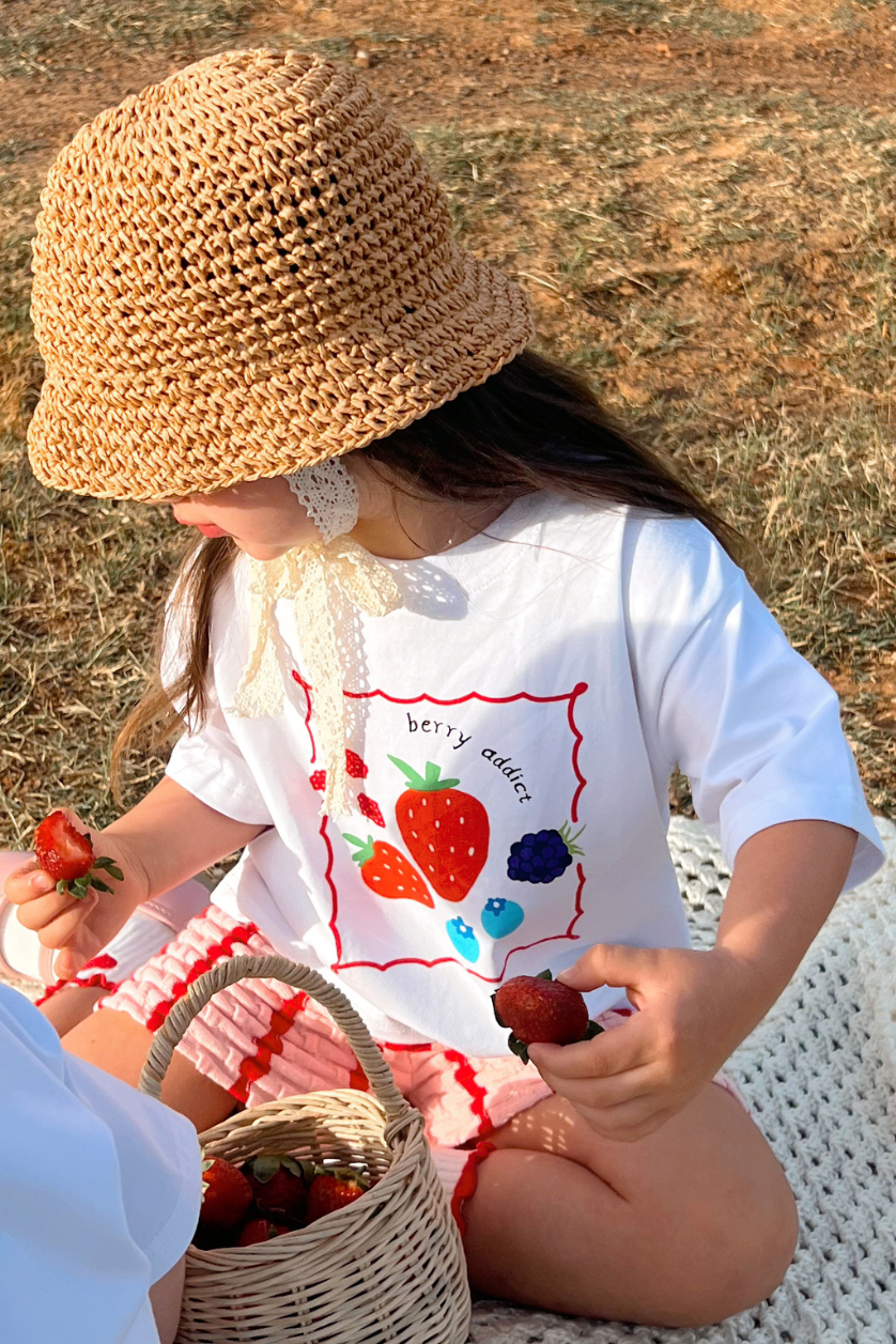 Oversized Tee ✿ Berry Addict